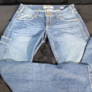 Ariat Rebar Mid Rise Straight Blue Denim